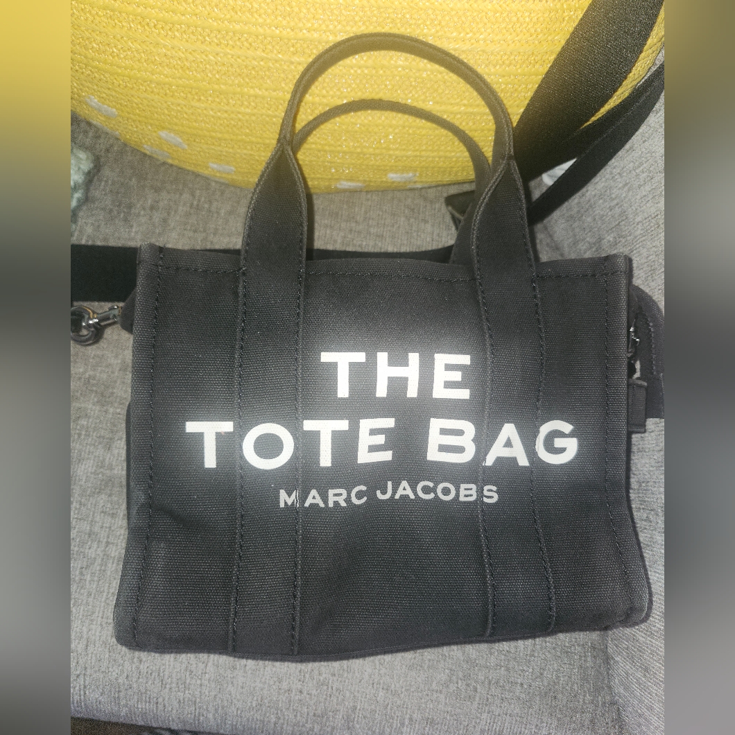 Marc Jacobs Black Canvas Tote Bag The Tote Bag